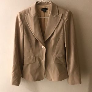 Bebe Tan Blazer & Mini Skirt Set Size Women’s 4